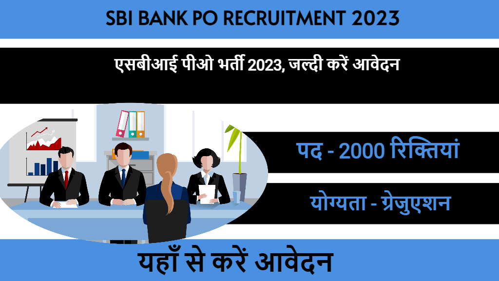 SBI Bank PO Recruitment 2023